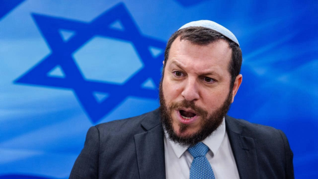 İsrailli aşırı sağcı Miras Bakanı Amihai Eliyahu.