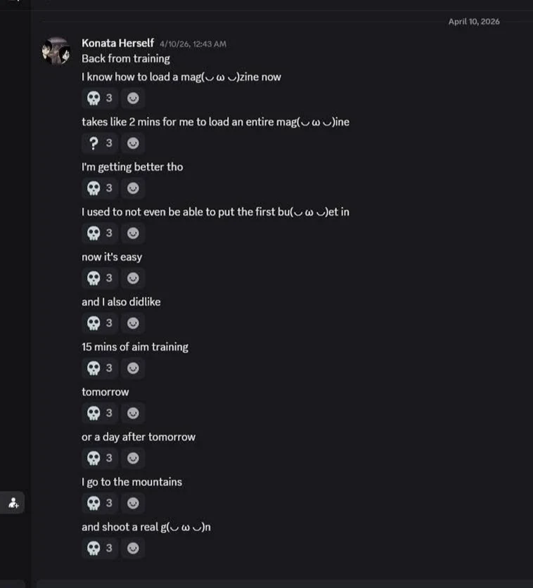 'Konata Herself' nickiye mesajlar atan katil İsa Aras Mersinli.