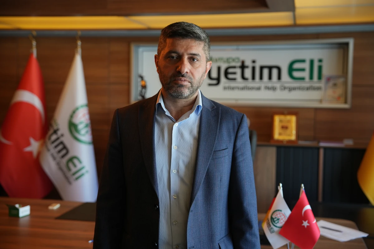 Avrupa Yetim Eli Genel Başkanı Abdurrahim Altun.