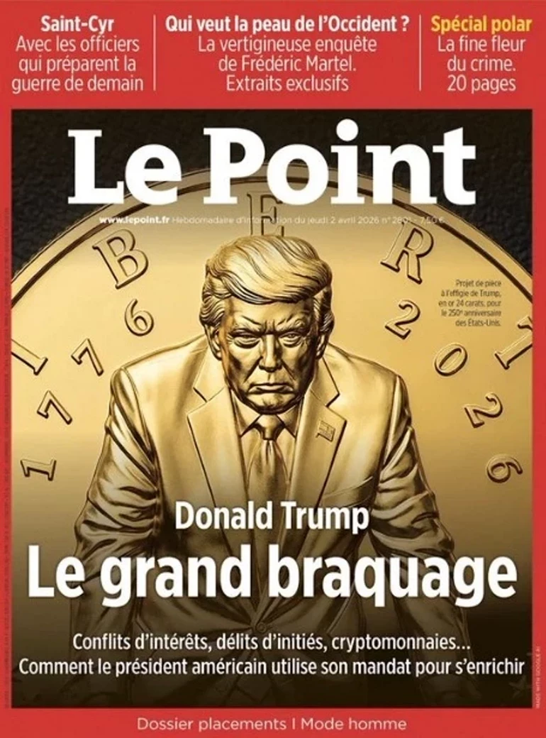Fransız dergi Le Point'ten Trump'ı kızdıracak kapak: 'Büyük Soygun'