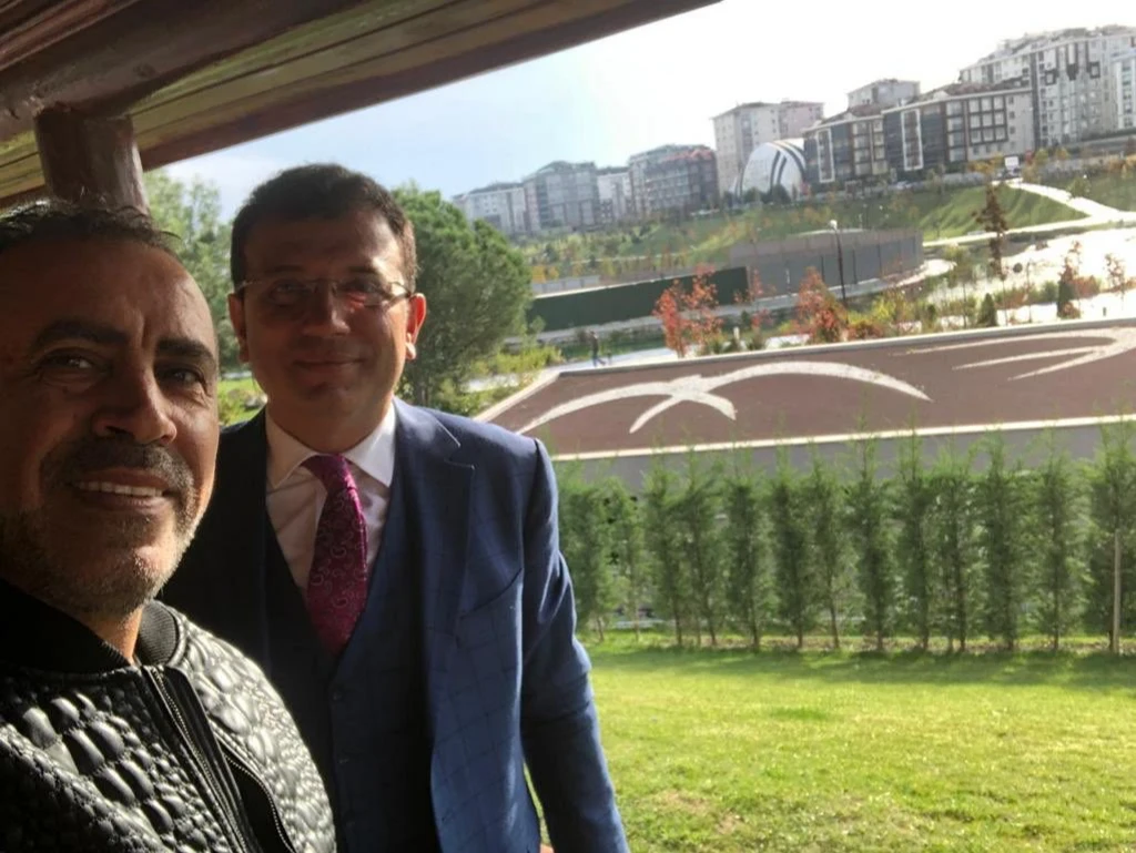Portekizli mankenin ifadesinde cinsel birliktelik yaşadığını söylediği Haluk Levent ile Ekrem İmamoğlu.