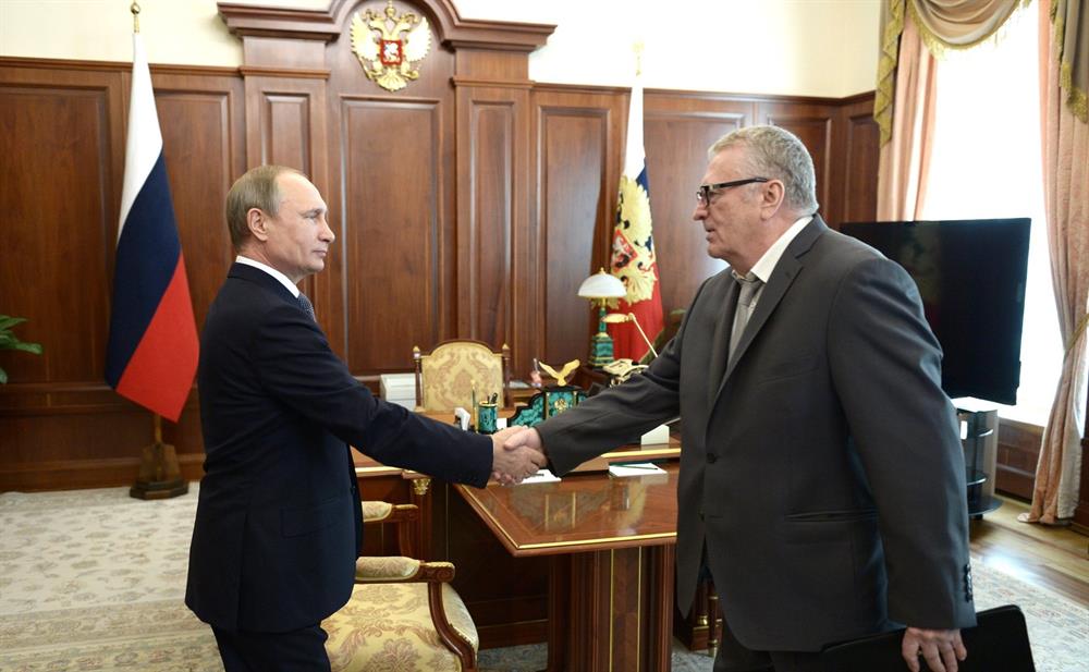 Vladimir Jirinovski ile Vladimir Putin