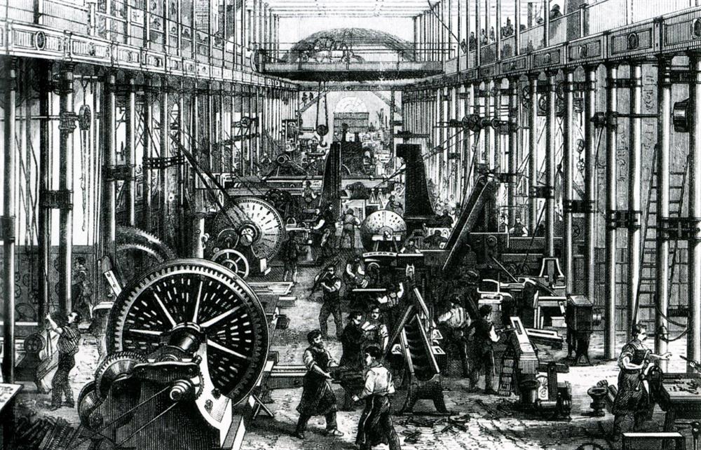 1763 yılında James Waat tarafından bulunan Buharlı Makine, Sanayi Devriminin dönüm noktası haline gelmiş ve makineleşme hızla yayılmaya başlamıştır.