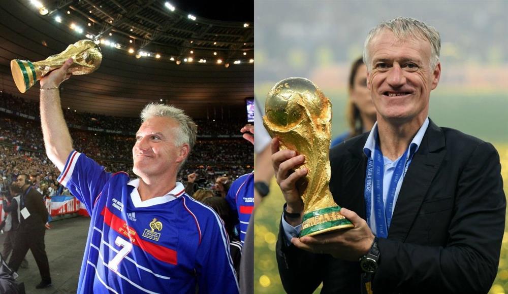 Didier Deschamps, Mario Zagallo ve Franz Beckenbauer'den sonra Dünya Kupası'nda futbolcu ve teknik direktör olarak şampiyonluk yaşayan 3. isim oldu. 