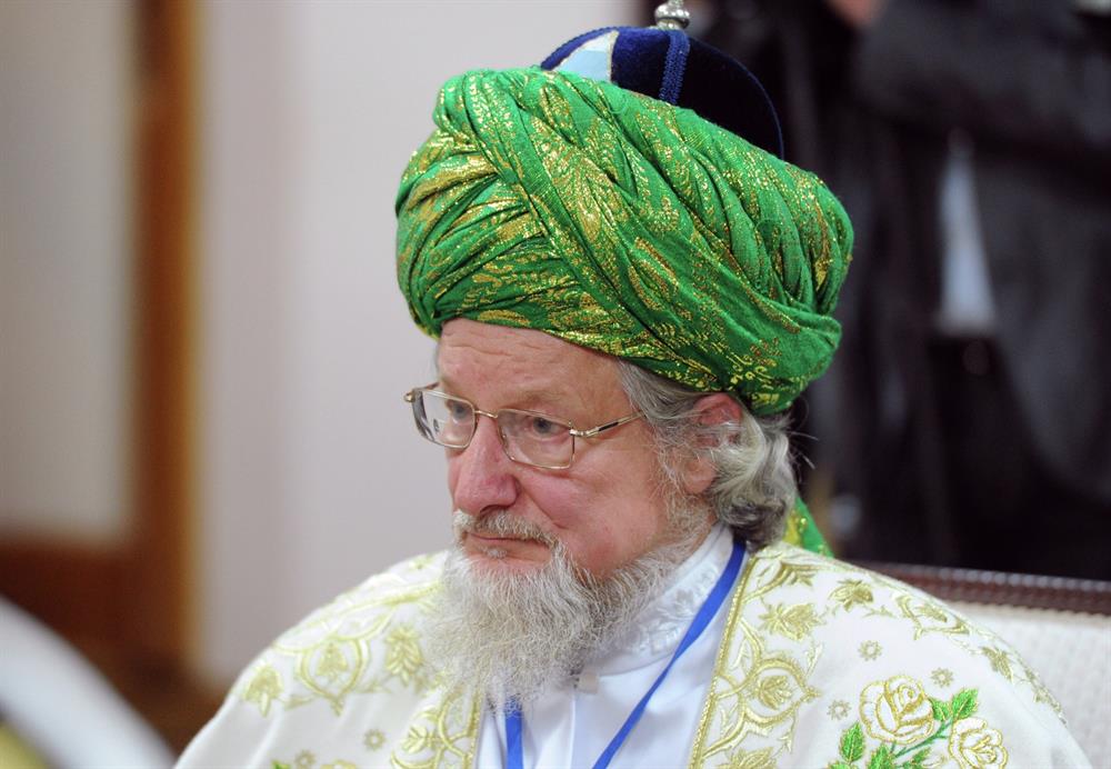 Rusya Müslümanları Merkezi Dini İdaresi Başkanı Baş Müftüsü Talgat Taceddin.