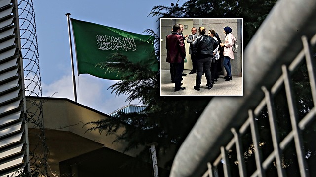 Konsolosluk çalışanları ifade vermek için Çağlayan'daki İstanbul Adalet Sarayı'na çağrıldı.