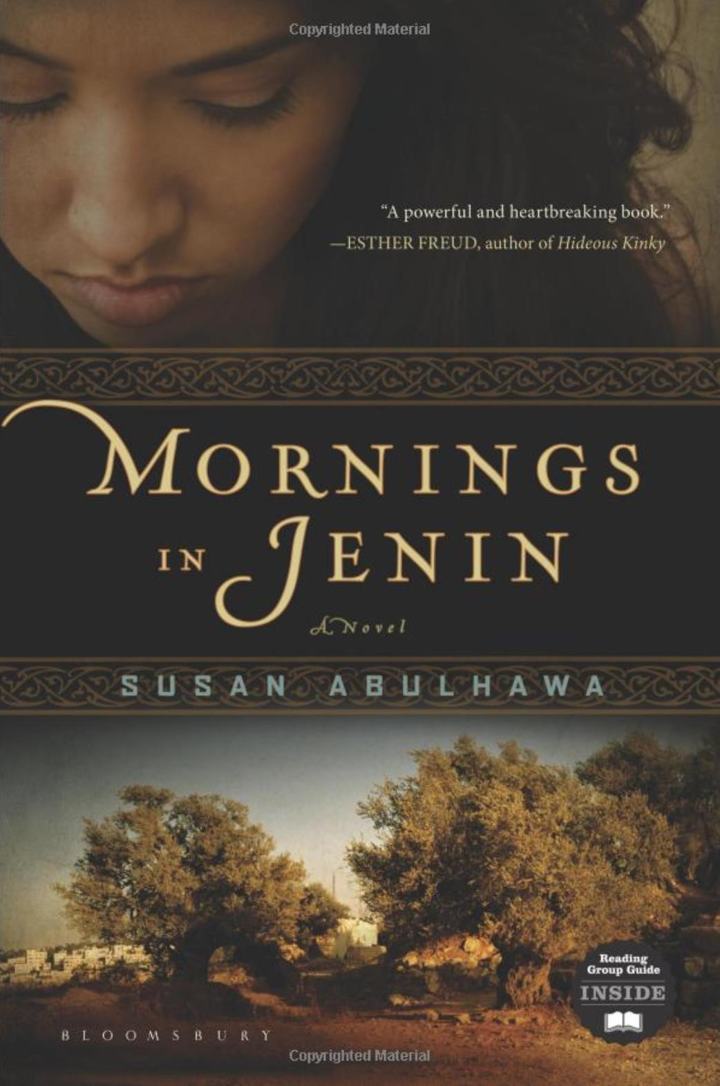 Türkçe'ye 'Filistin Sabahları' diye çevirilen, Abdulhawa'nın yazmış olduğu Morning in Jenin adlı kitap.