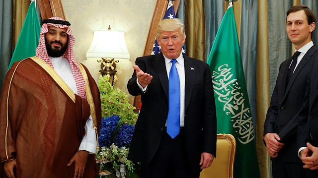 Suudi Arabistan Prensi Selman, ABD Başkanı Trump, Trump'ın danışmanı Kushner