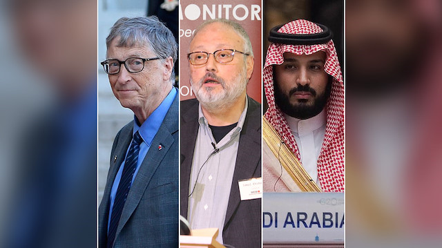 Microsoft'un kurucusu Bill Gates, Cemal Kaşıkçı ve Suudi Arabistan Veliaht Prens Muhammed bin Selman