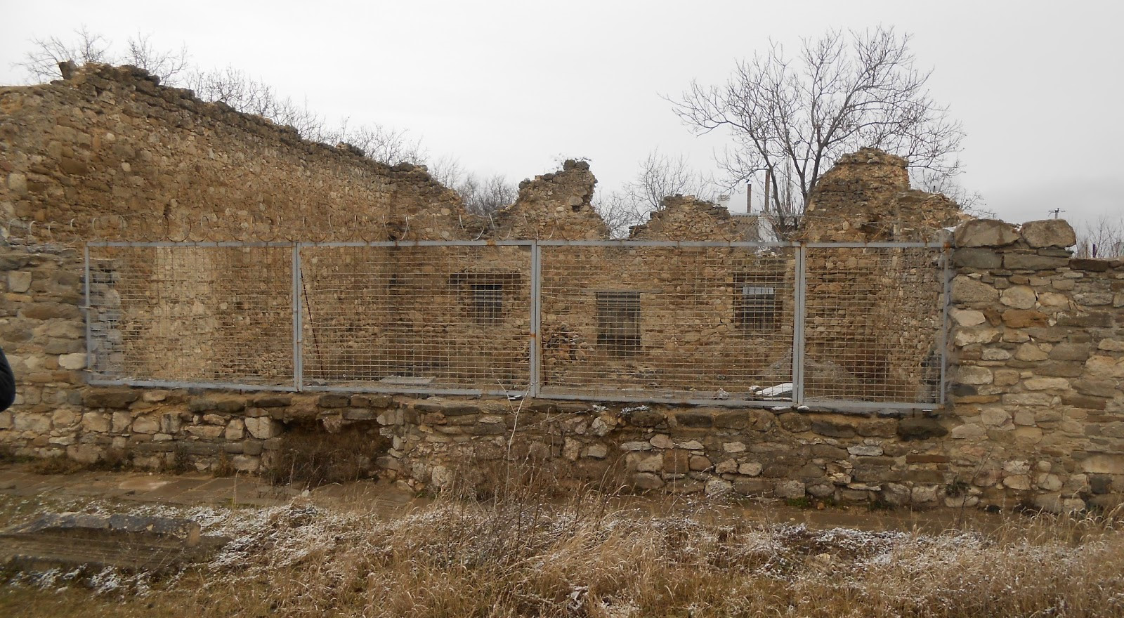 Eski Kırım'da Sultan Baybars tarafından inşa ettirilen caminin kalıntıları...