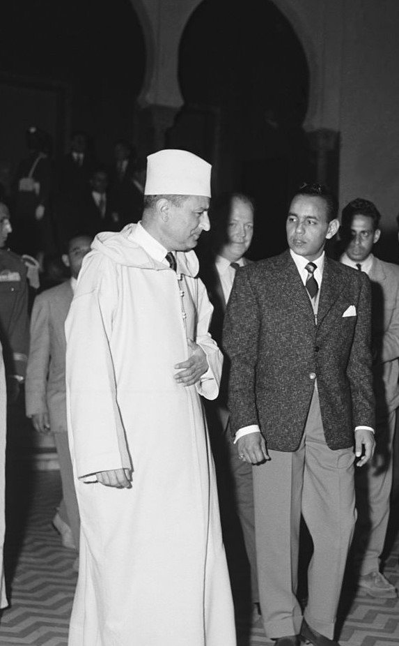 Sultan Muhammed ve Veliaht Prens Hasan.