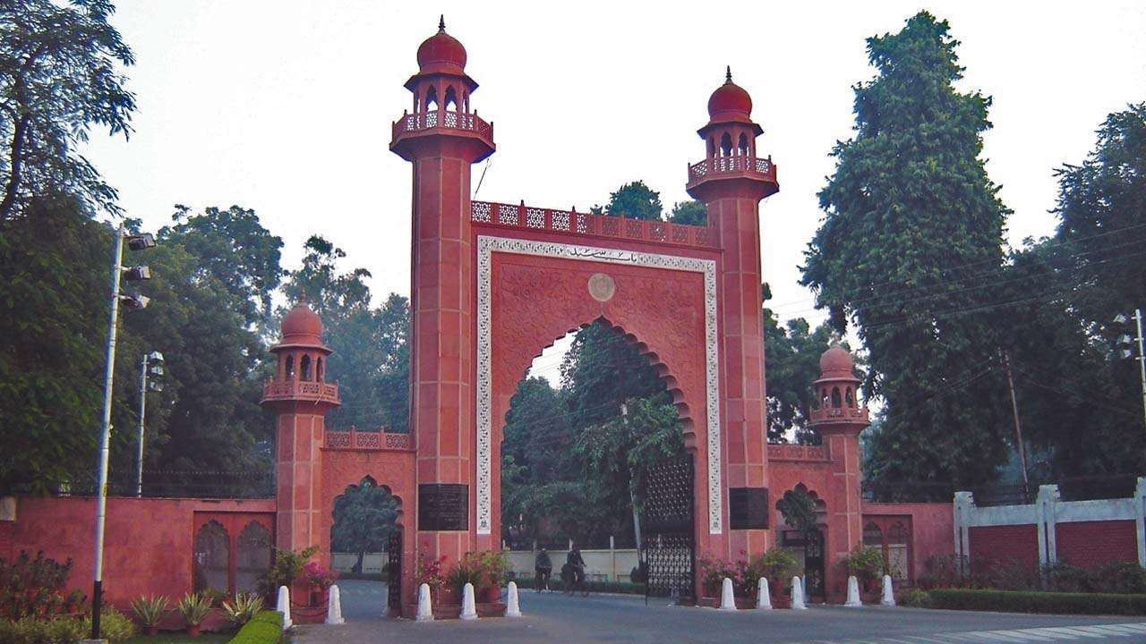 Aligarh İslâm Üniversitesi'nin ana giriş kapısı.