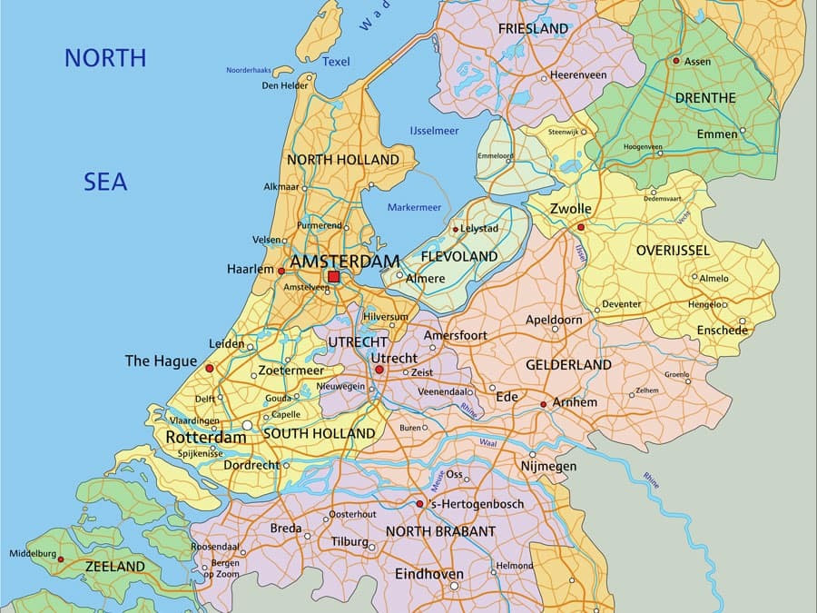 Hollanda haritası