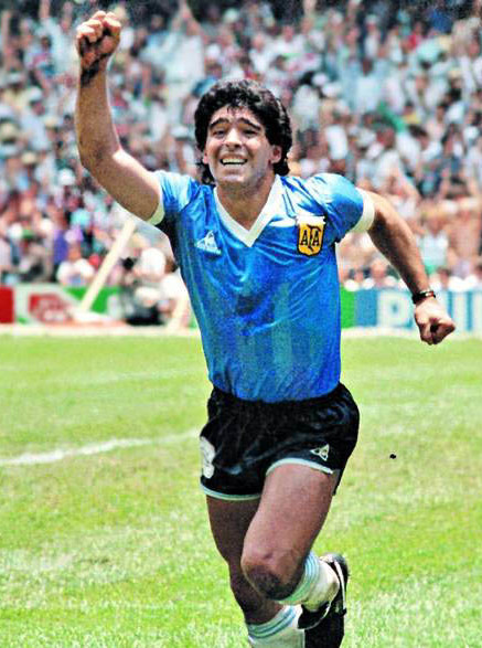Bir yerde Maradona varsa, Maradona tutulur.