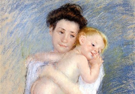 Maternal Tenderness(Anne Şefkati), 1908 Özel Koleksiyon