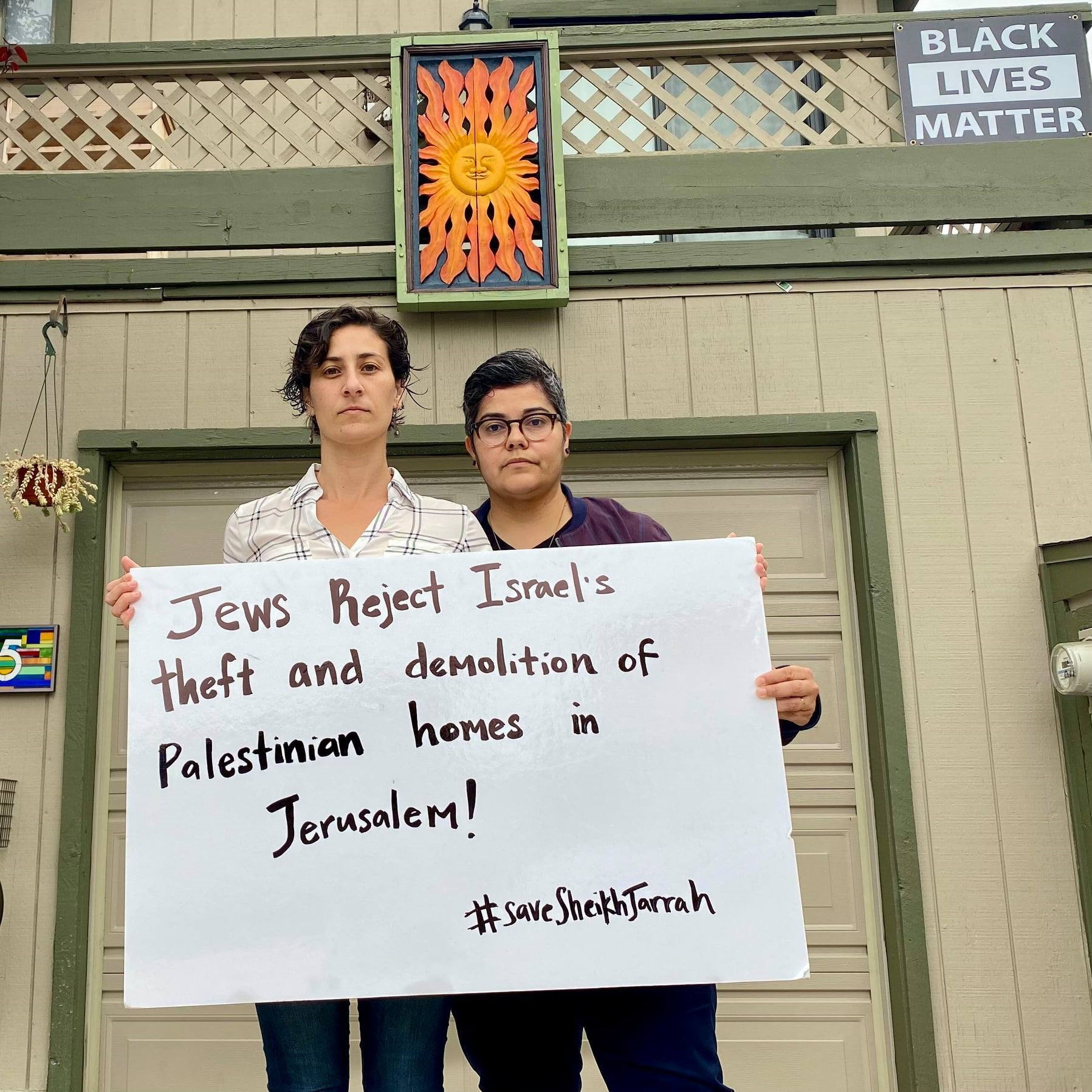Yahudiler, İsrail'in Kudüs'teki Filistinlilerin evlerini çalmasını ve yıkmasını reddediyor.