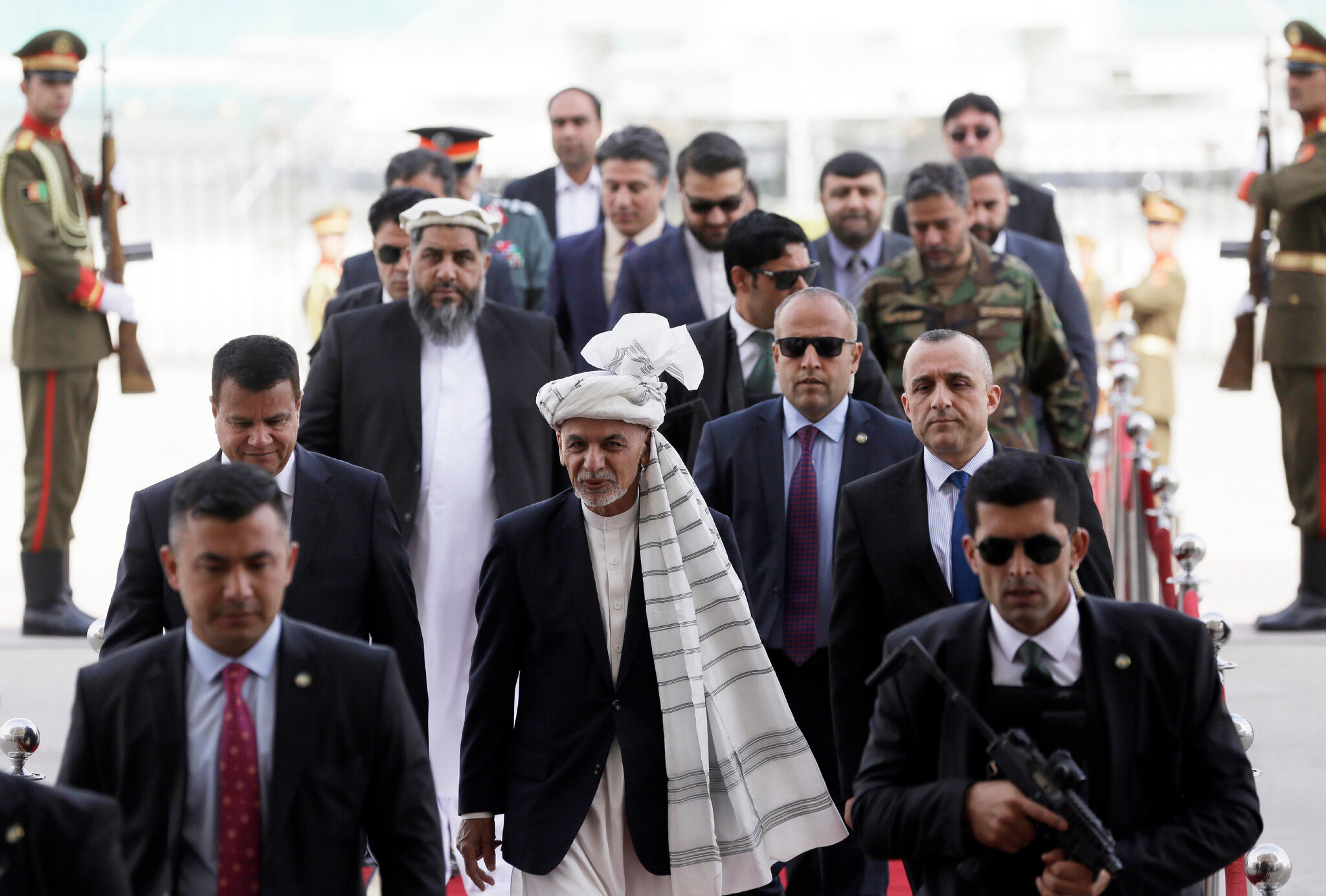 Afganistan'ın mevcut cumhurbaşkanı Eşref Gani. 