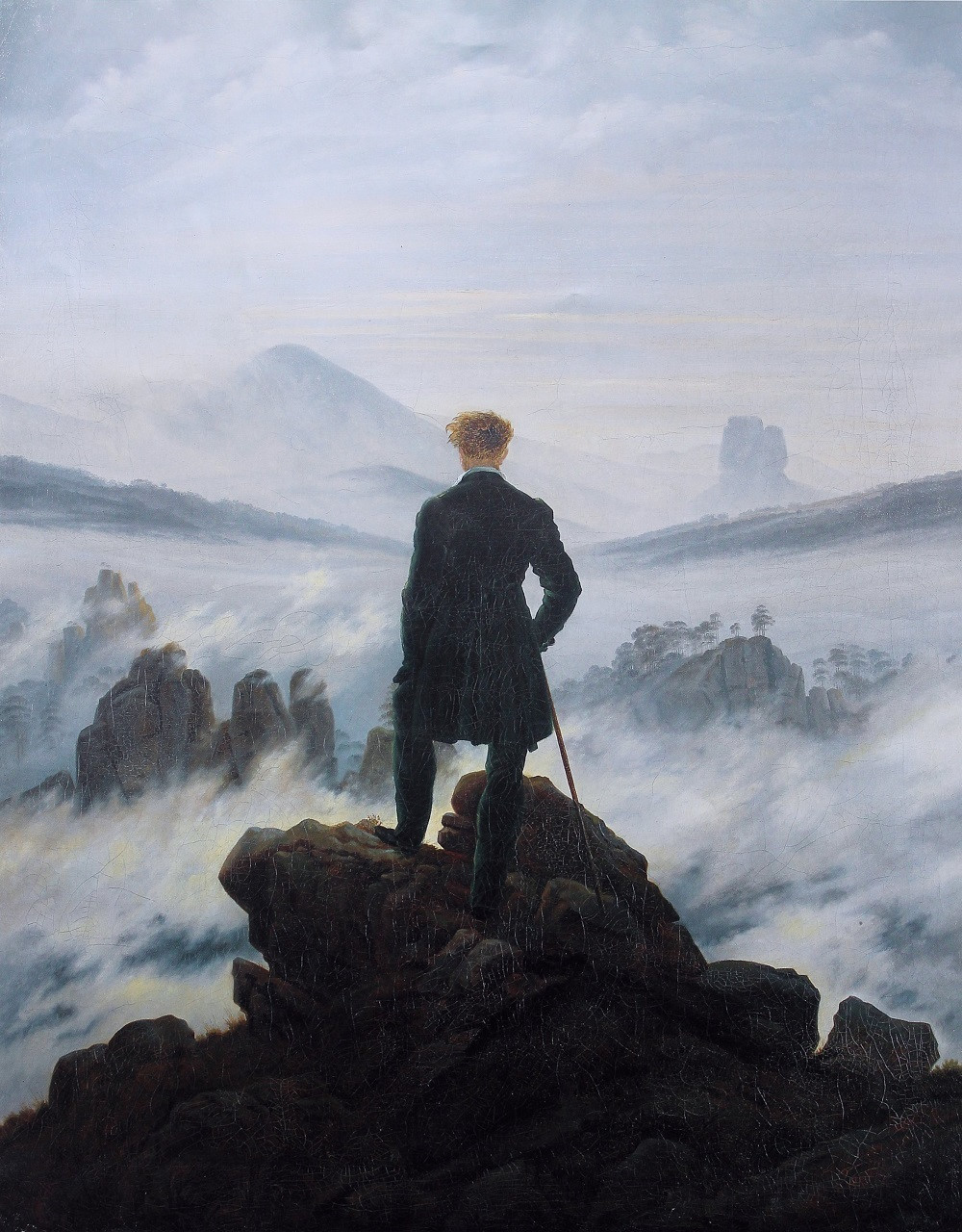 Bulutların Üzerinde Yolculuk (Wanderer above the Sea of Fog), 1818.