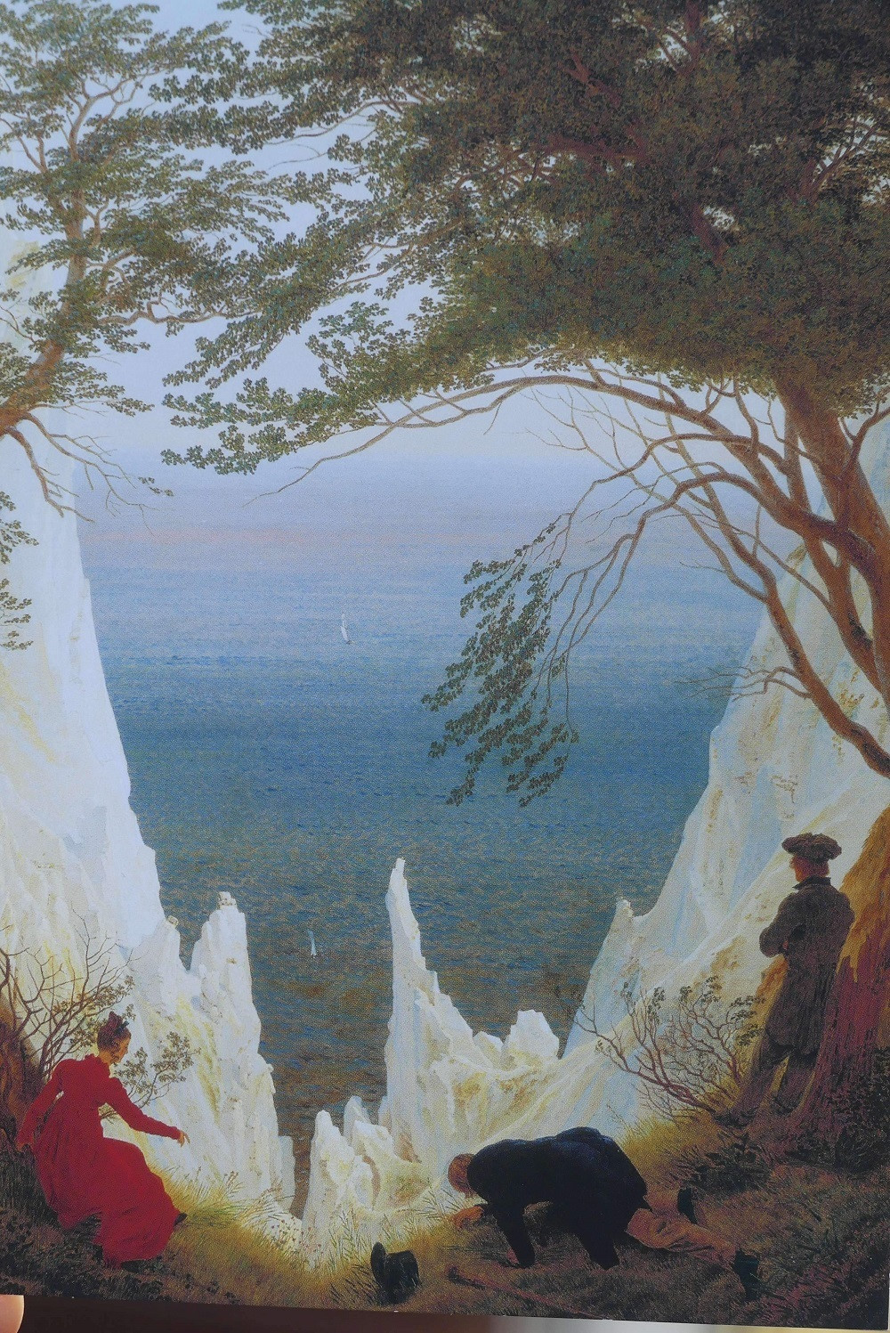 Rügen Kayalıkları (Chalk Cliffs on Rügen), 1818.