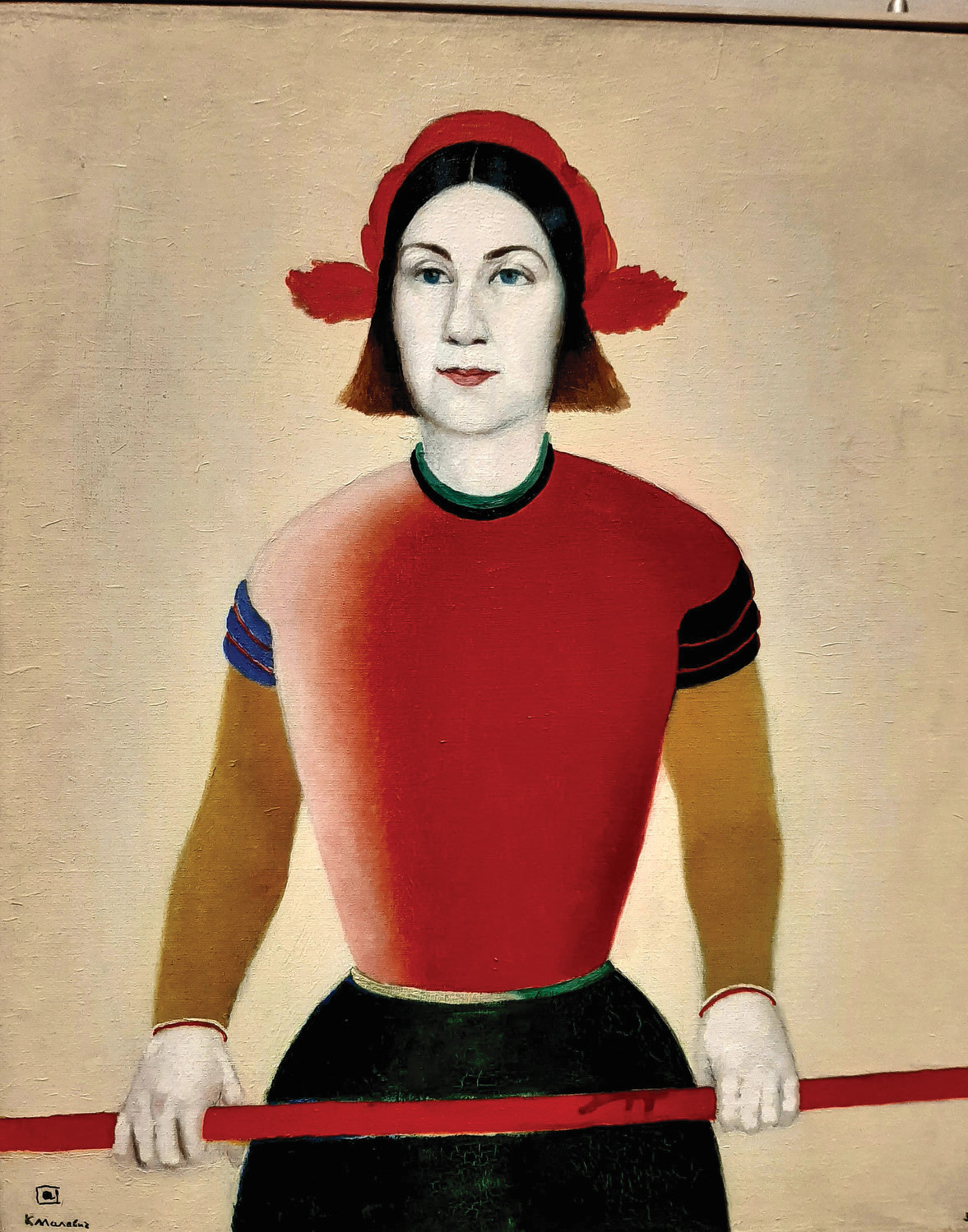 Kırmızı Bayrak Direklı Kız (Girl with Red Flagpole), 1933.