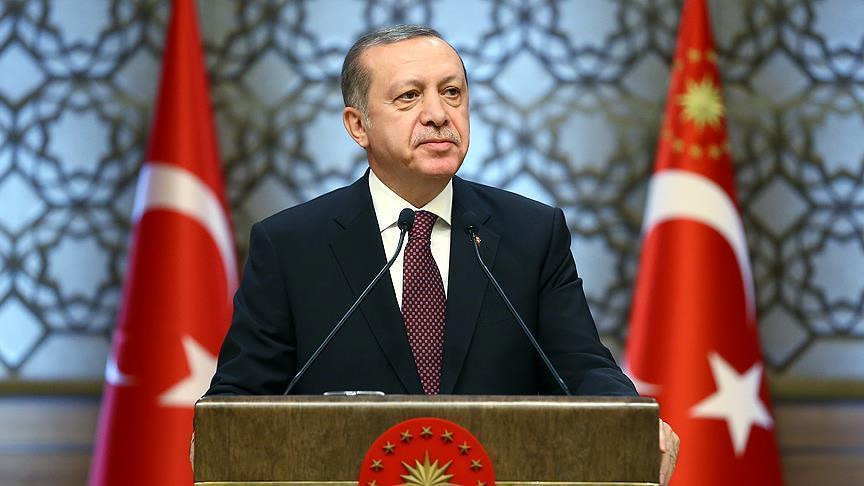 Türkiye Cumhuriyeti 12. Çumhurbaşkanı, Recep Tayyip Erdoğan.