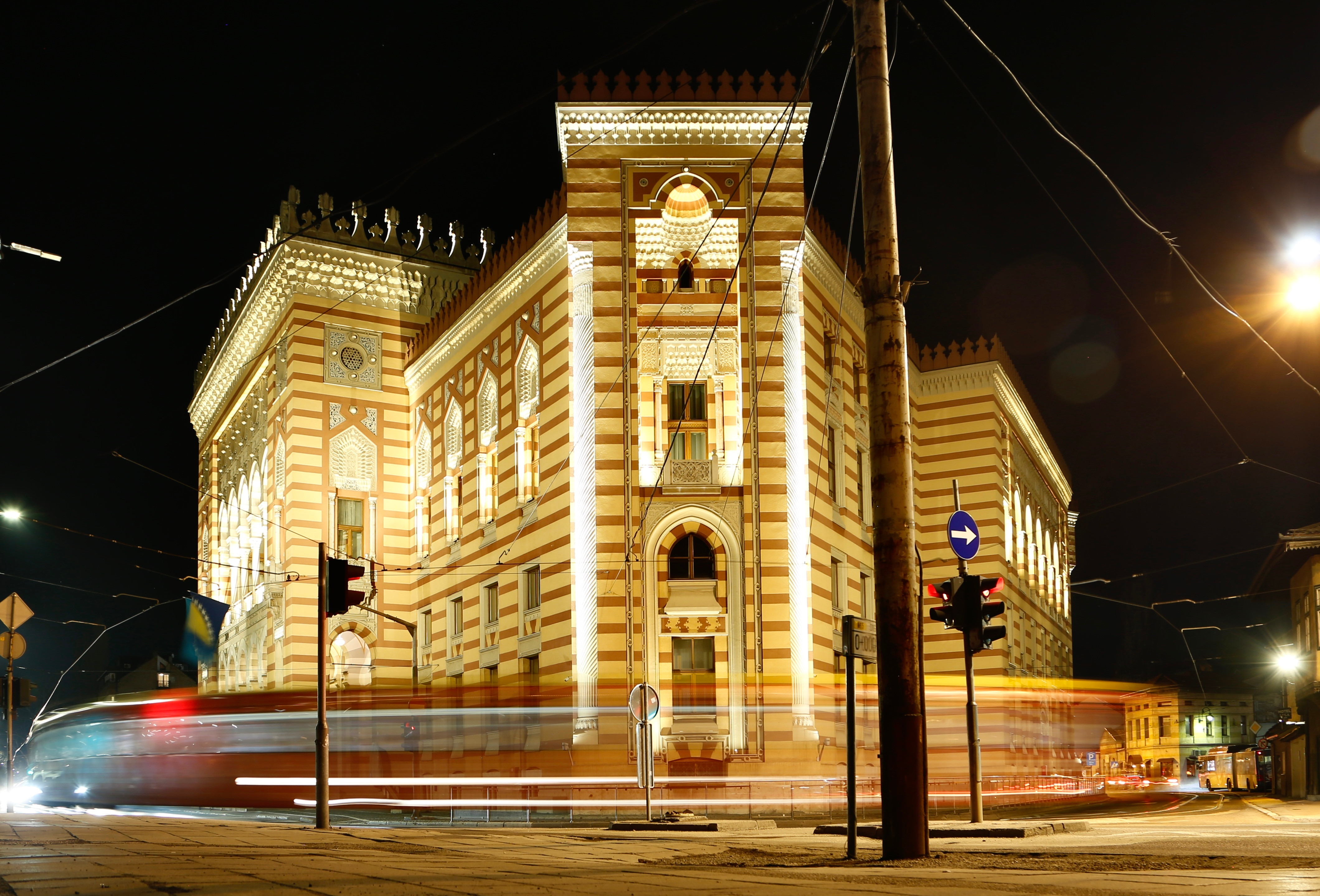 Saraybosna Ulusal Kütüphanesi.
