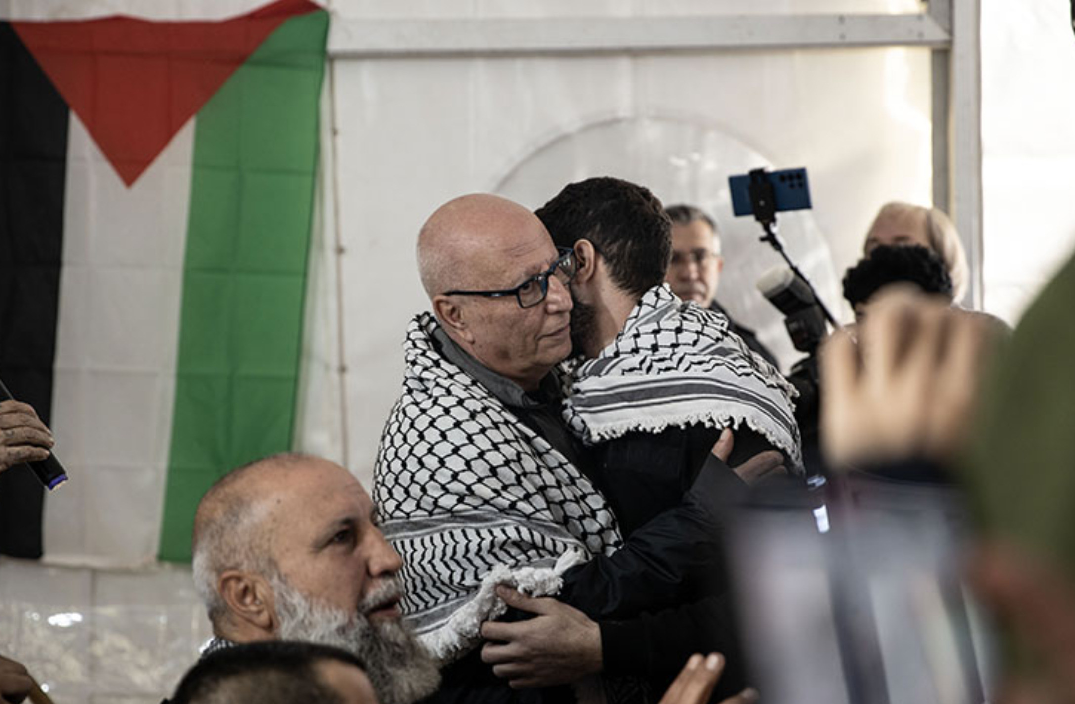 İsrail'de en uzun süre hapiste kalan Filistinli Kerim Yunus.
