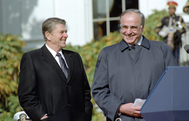 Ronald Reagan - Helmut Kohl