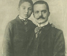 Ali Ekrem Bolayır ve oğlu.