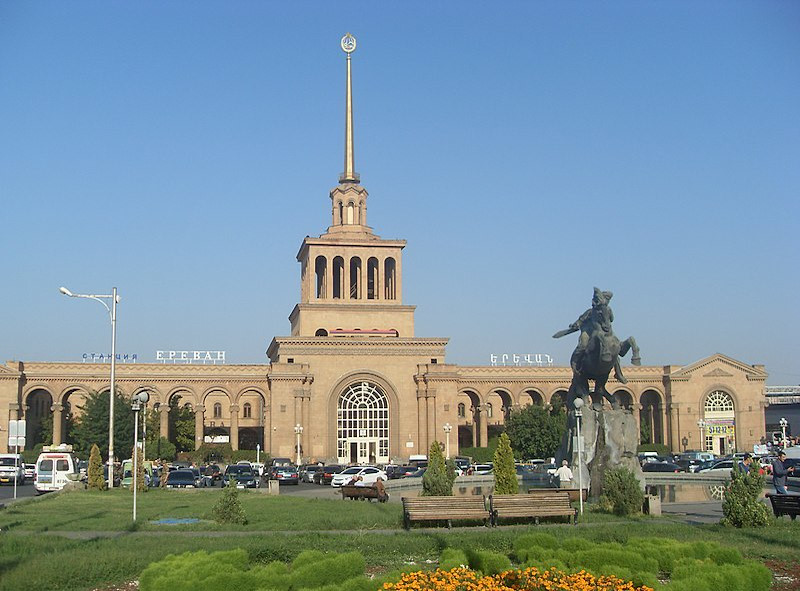 Erivan Tren İstasyonu, Erivan, 1956. Fotoğraf: wikimedia.org/23artashes 