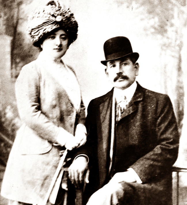 Azerbaycanlı iş adamı Murtuza Muhtarov ve eşi Elizaveta Hanım. 